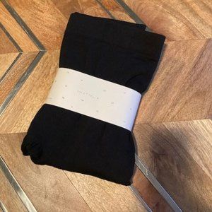 Anthropologie - Tintoretta - Fleece Lined Black Tights Womens S/M